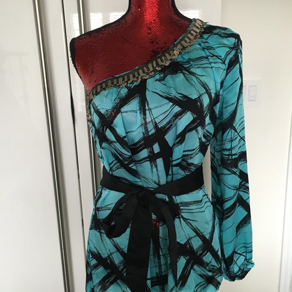 100% silk blouse